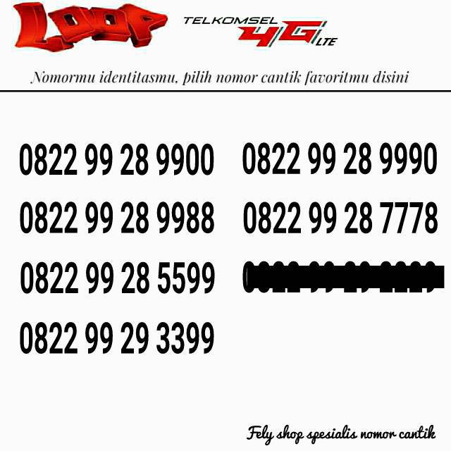 Angka Dewa Simpati Loop Cantik Seri Istimewa Kartu Perdana Telkomsel 4g Best Series Limited Edition Shopee Indonesia