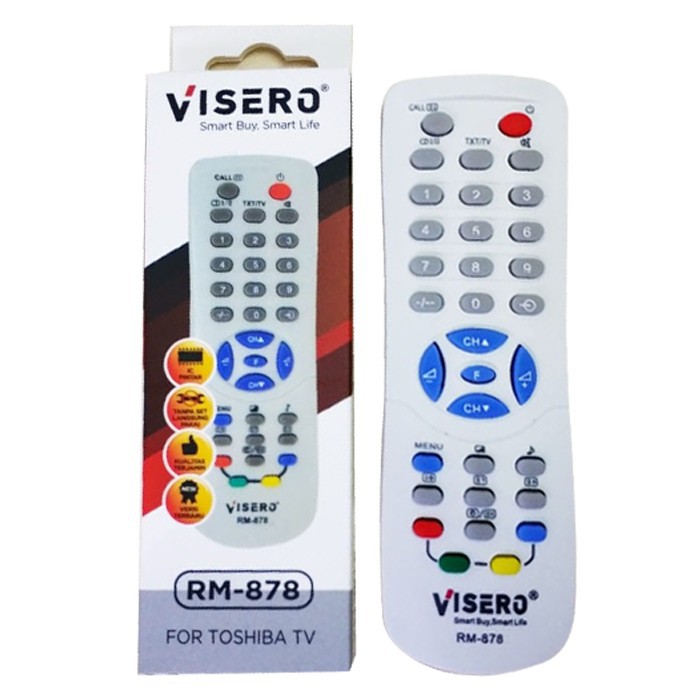 Remot / Remote Multi TV Tabung TOSHIBA (RM-878)