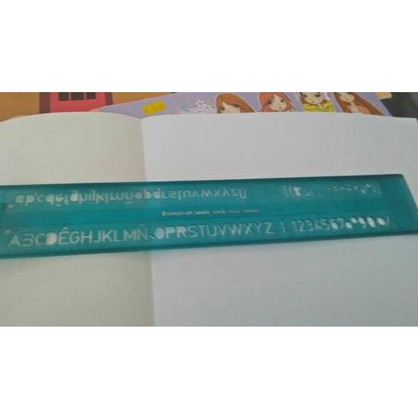 

て Penggaris Mal Huruf 8mm 6 mm 2 mm 3mm 5mm 10 mm Precesion Lettering Ruller ✿