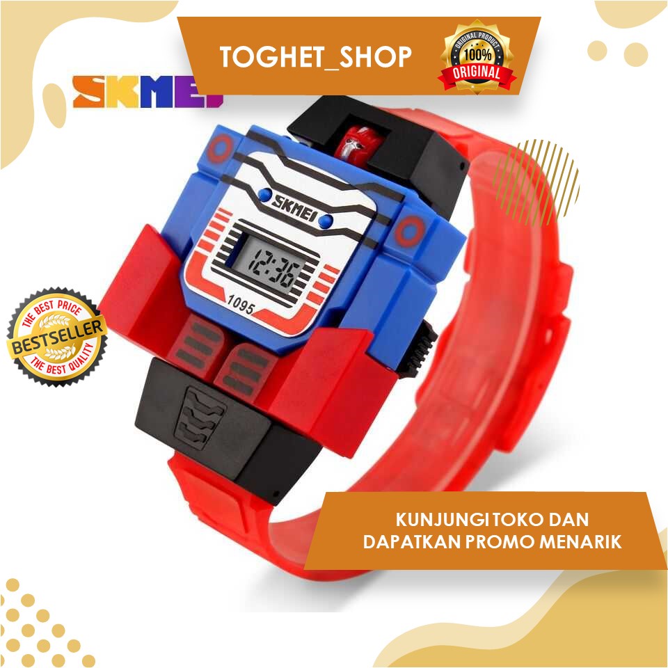 Jam Tangan Anak Laki - Laki Jam Transformer Digital Hadiah Anak Laki - Laki Sport Watch Keren