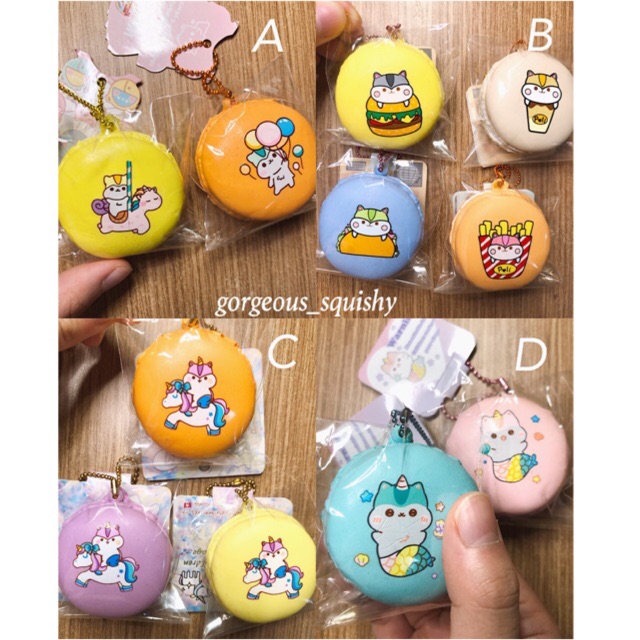 Flash sale bundle poli macaroon squishy (macaron