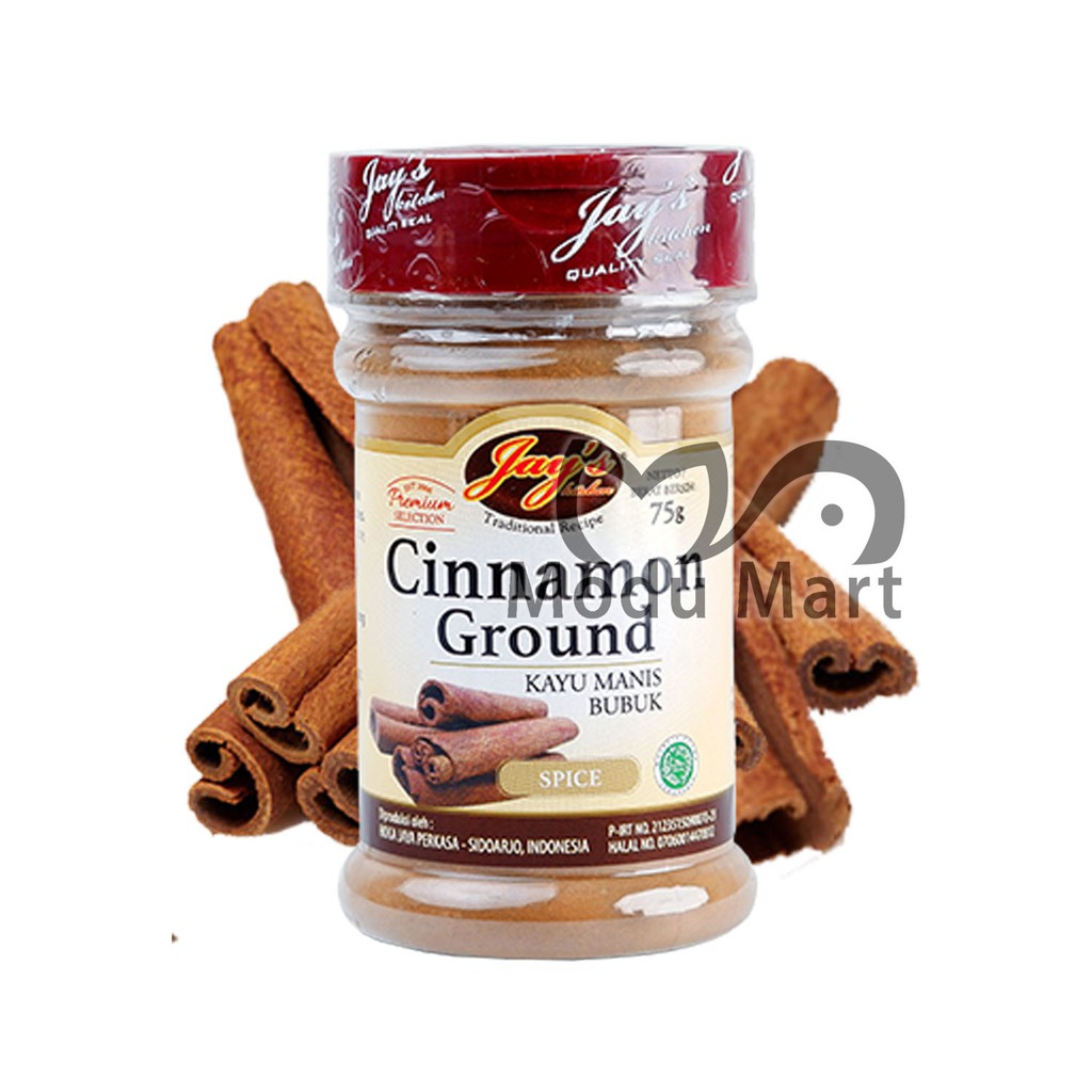 

JAYS KITCHEN Cinnamon Ground Spice 75g - Jay's Kitchen Kayu Manis Bubuk - Cinamon Powder