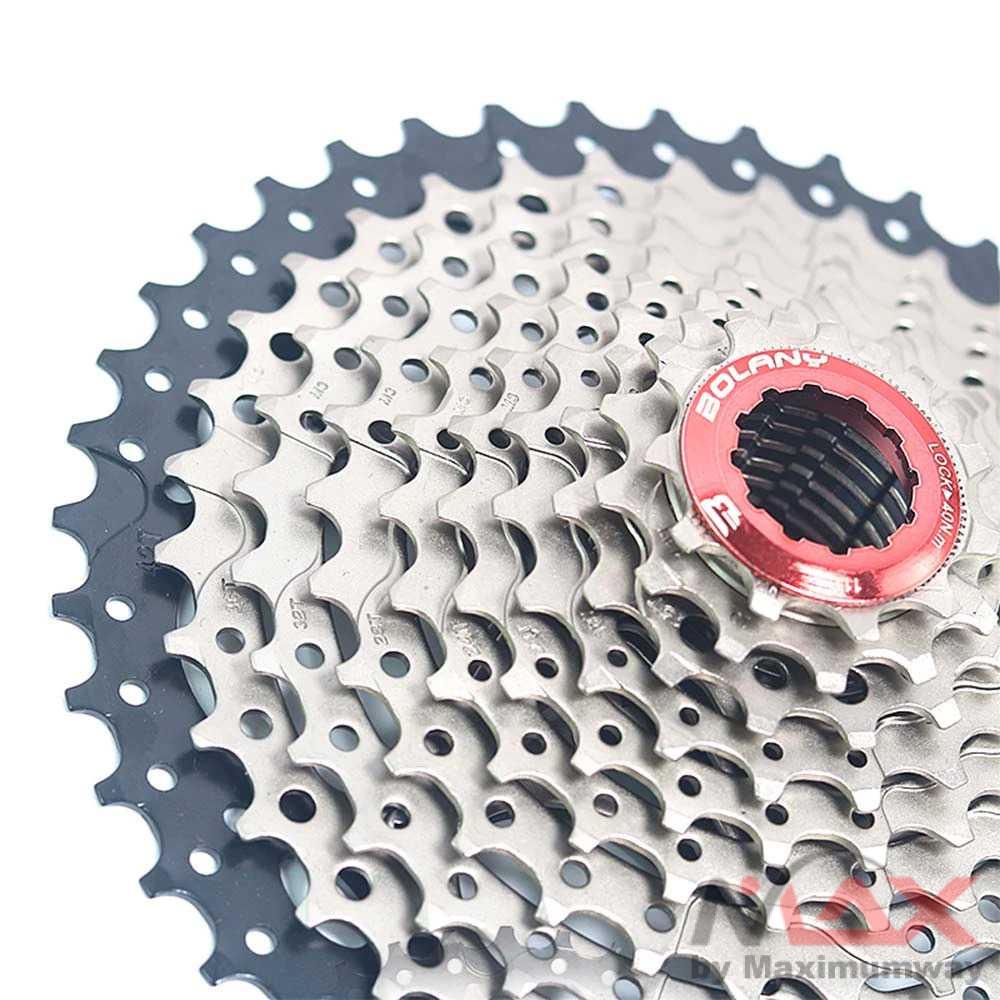 VG Sports Gigi Sprocket Sepeda Round Ultralight 9 Speed 11-40T - VG72 Warna Silver