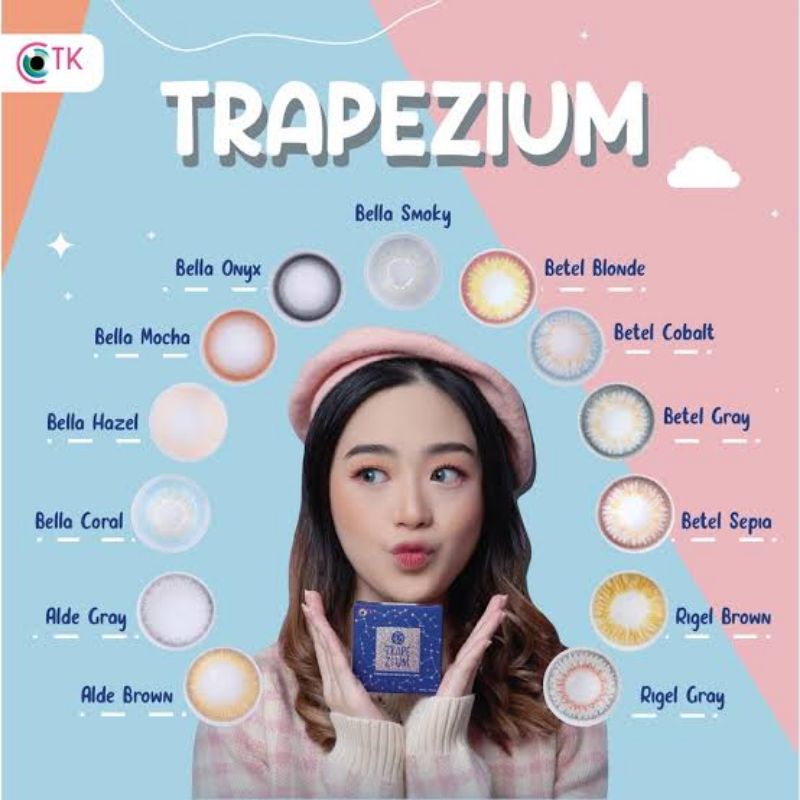 [ NORMAL ALL ] SOFTLENS CTK TRAPEZIUM COLOR