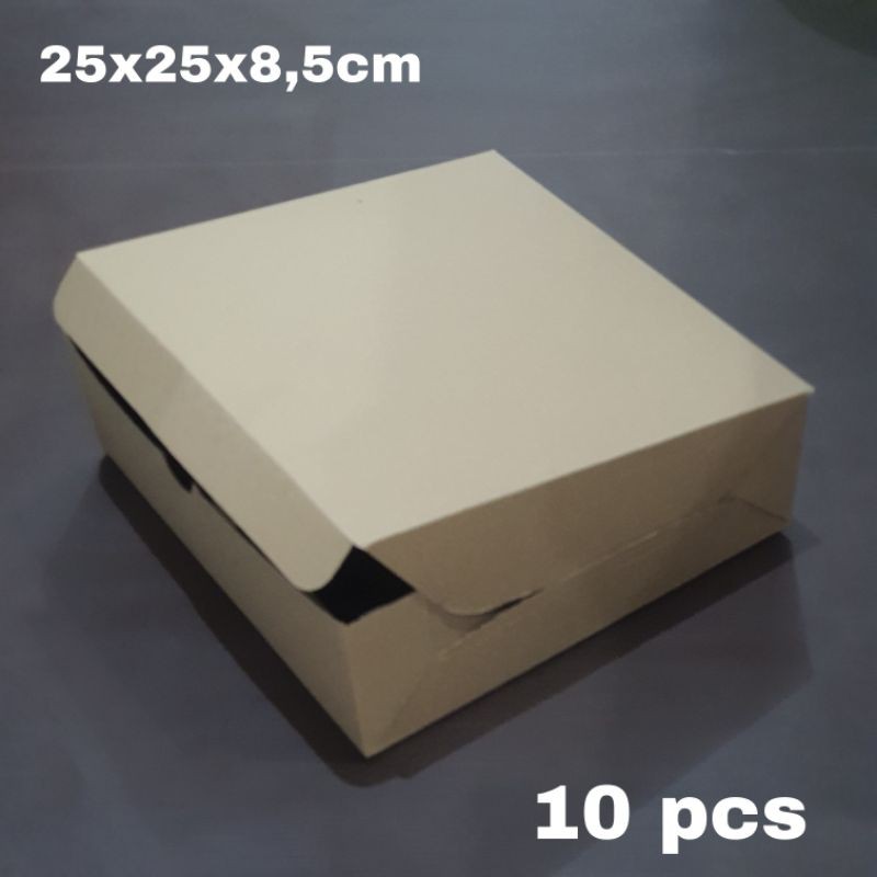 

Kotak Dus Coklat Kraft 25x25x8,5cm
