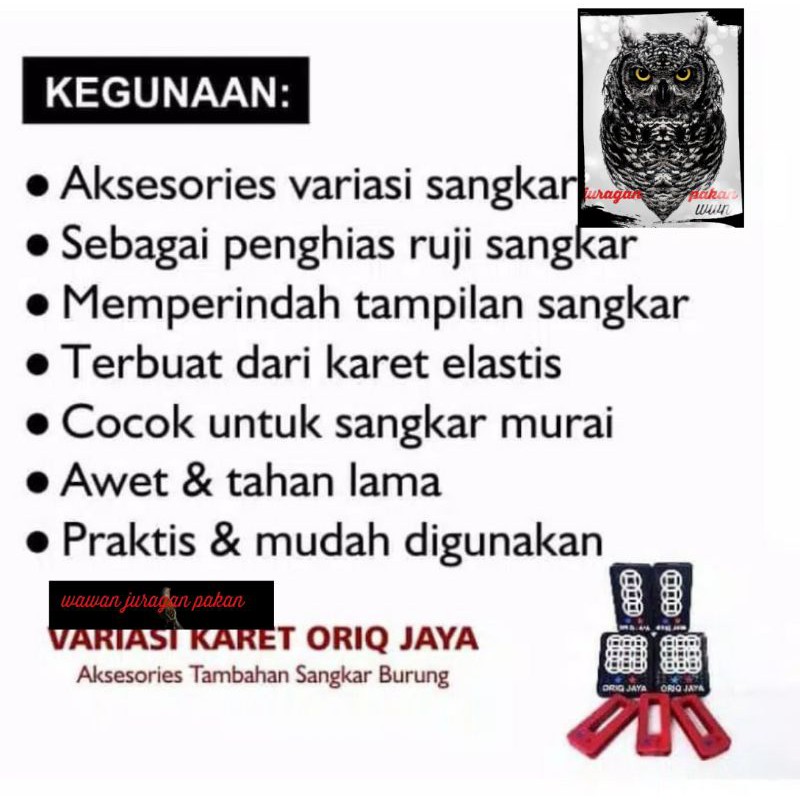 aksesories variasi sangkar