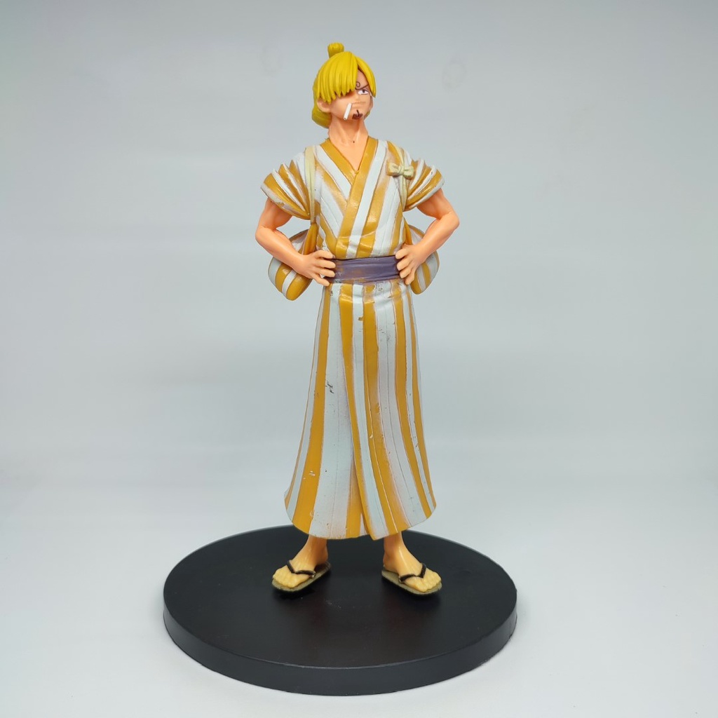 SANJI ONE PIECE WANO KIMONO ACTION FIGURE MAINAN PAJANGAN TOPPERS