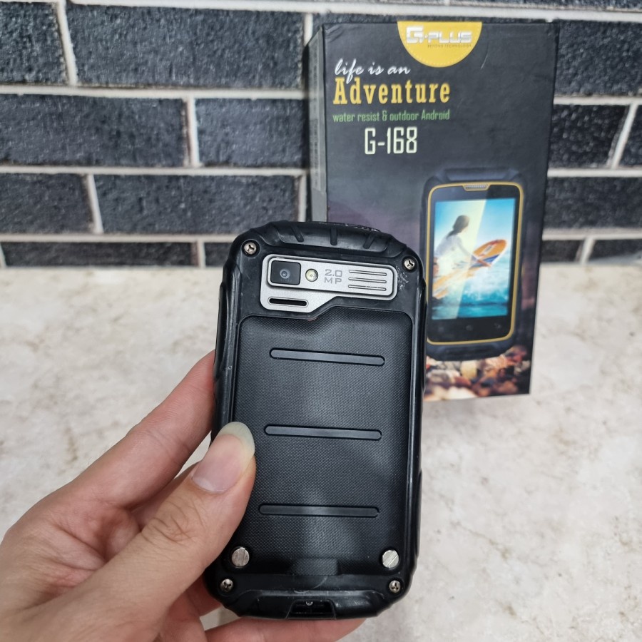 G PLUS G168 SMARTPHONE OUTDOOR SPT BLACKVIEW RESMI INDONESIA