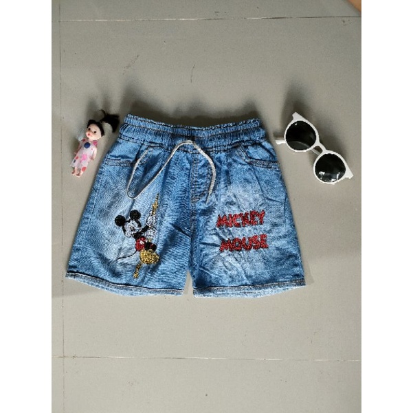 Hotpants jeans anak/celana pendek anak perempuan jeans