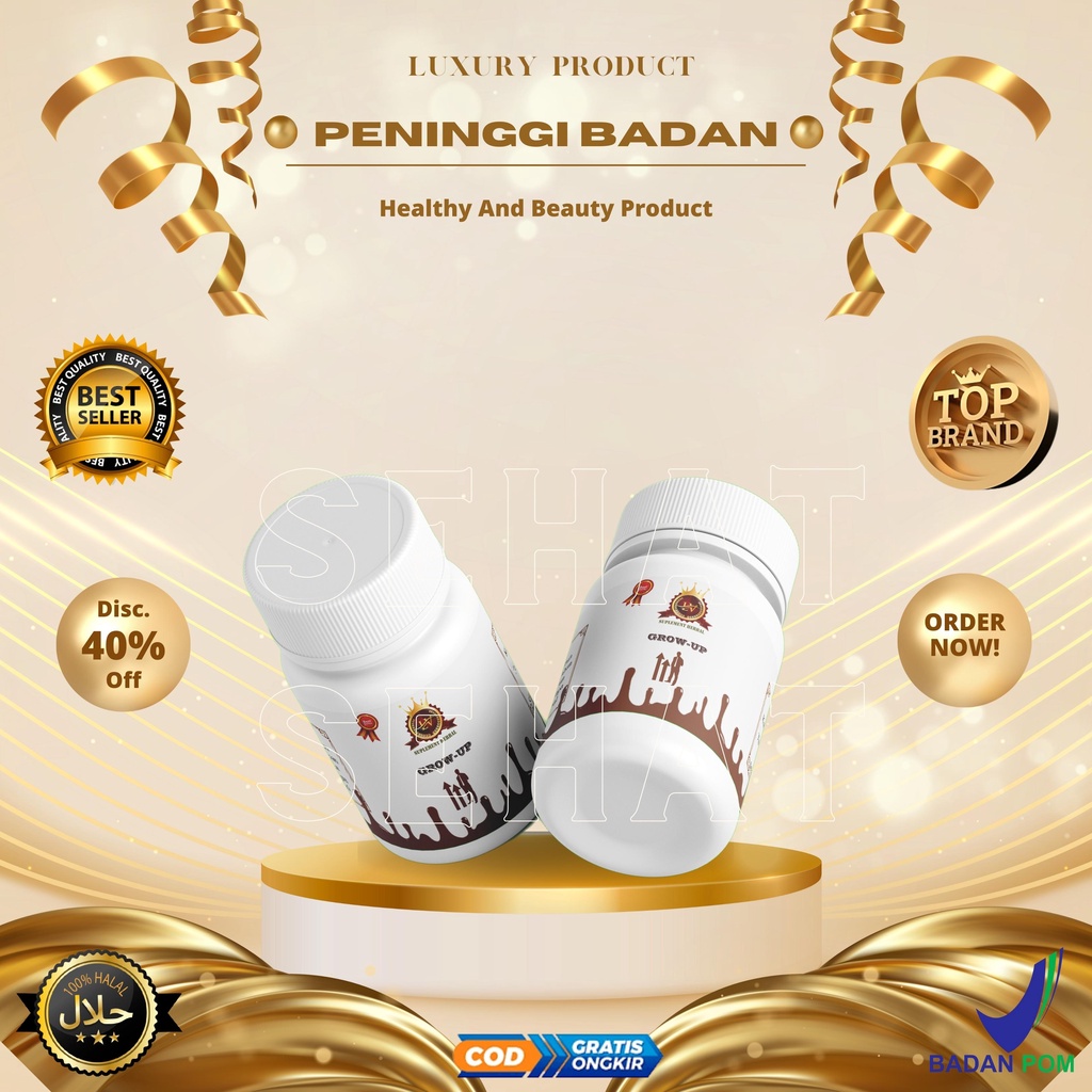 COD GROW UP obat peninggi badan dewasa anak remaja super cepat 100% ori ampuh , obat peninggi tubuh 