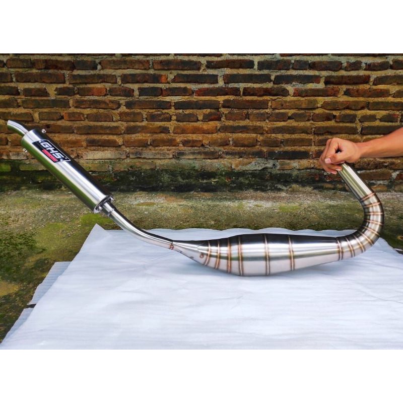 Knalpot GHS Racing Kolong PDK Repsol Stainles Super Garing Istimewa