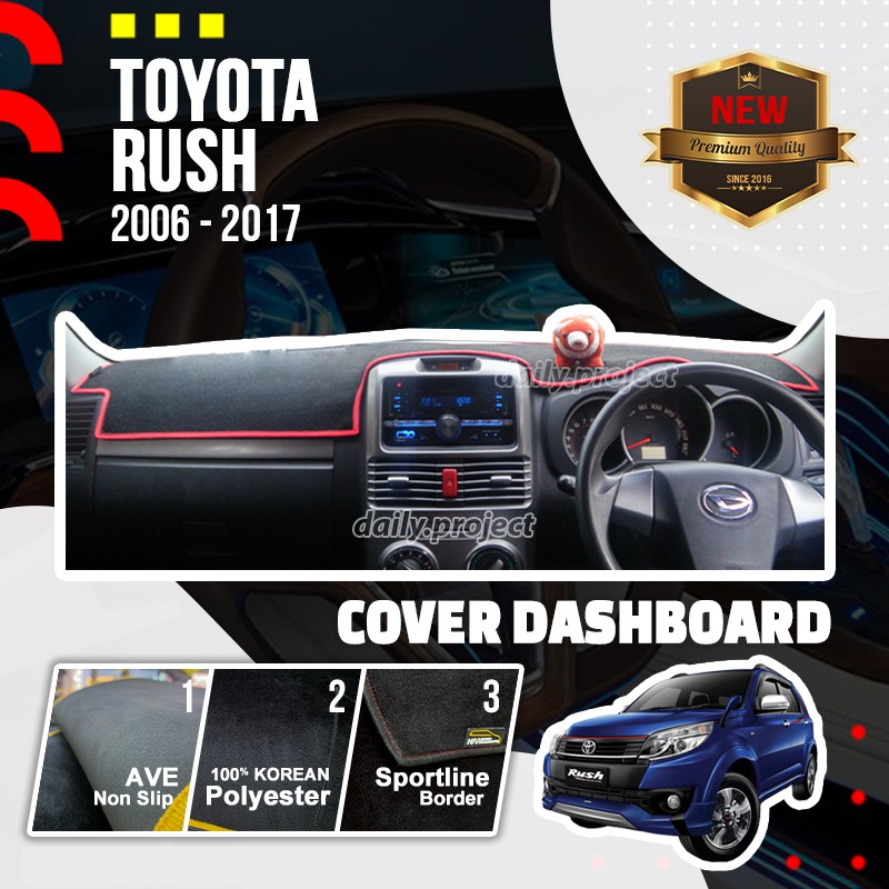 Cover Dashboard Toyota Rush 2006/2017 Cover Pelindung Dashboard Mobil