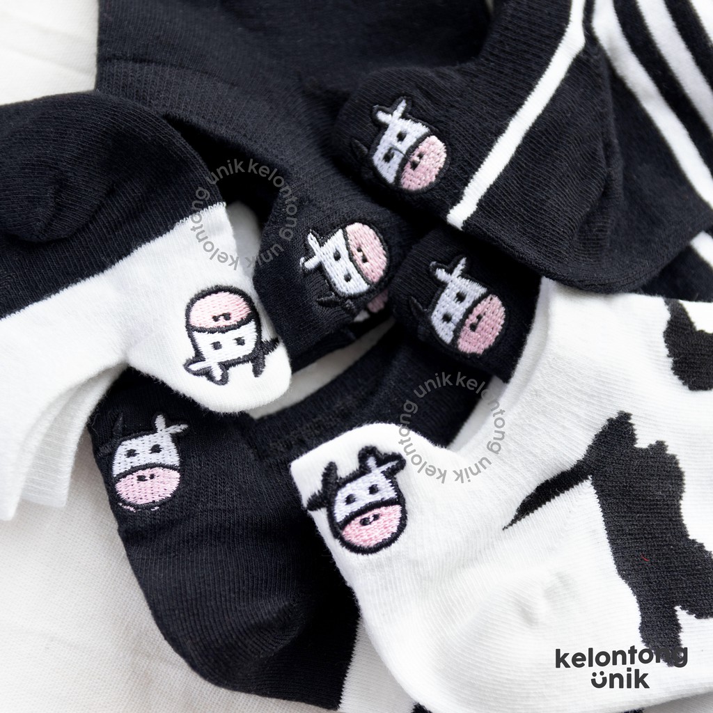 SAPI POLOS - Kaos Kaki Pendek Semata Kaki/ Kaos Kaki Ankle Dewasa Wanita-6