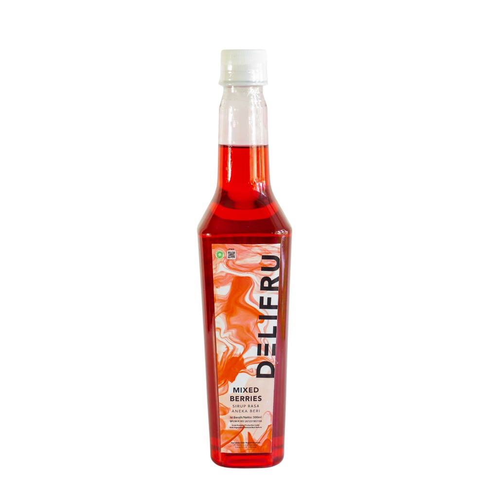 

500mL Delifru Mixed Berries Syrup - Sirup Delifru Rasa Buah Beri