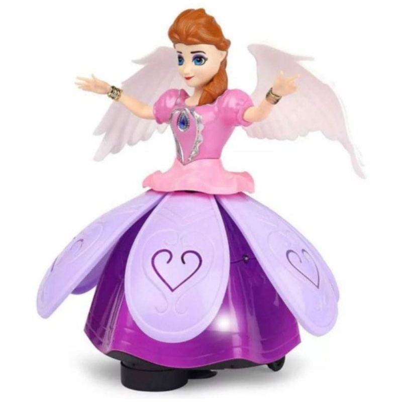 Dancing Angel Girl Mainan Boneka Princess Singing Frozen mainan bayi robot menari