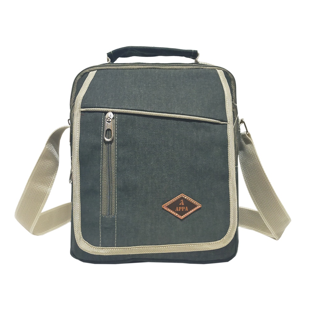 Tas BAEPACK Slempang Gaul Kanvas Vintage Classic Pria Wanita