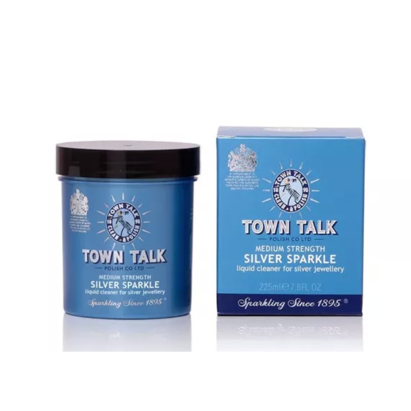 Original Town Talk Polish - Exquisite Silver Sparkle 225ml