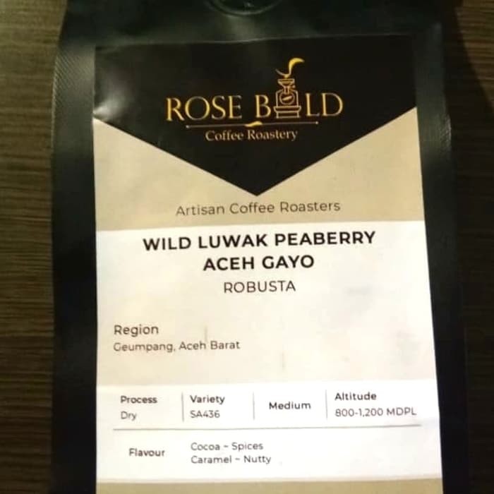 

Kopi Luwak Peaberry Aceh Gayo / Full Wash Single Origin Coffee - 200g