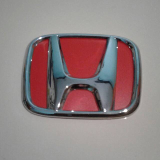 Emblem Honda Merah 11,5 X 9 cm