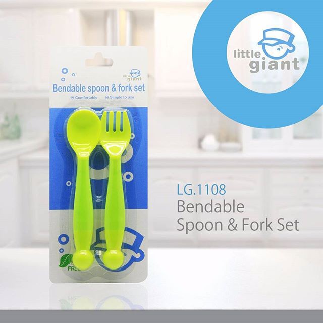 Little Giant LG.1108 Bendable spoon &amp; fork set