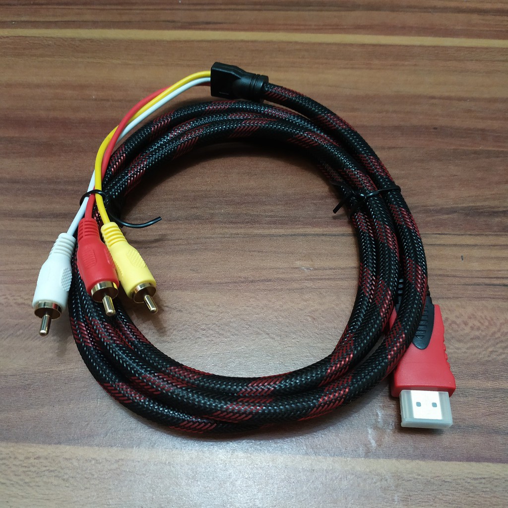 KABEL HDMI TO 3 RCA 1.5M ORIGINAL HIGH SPEED.