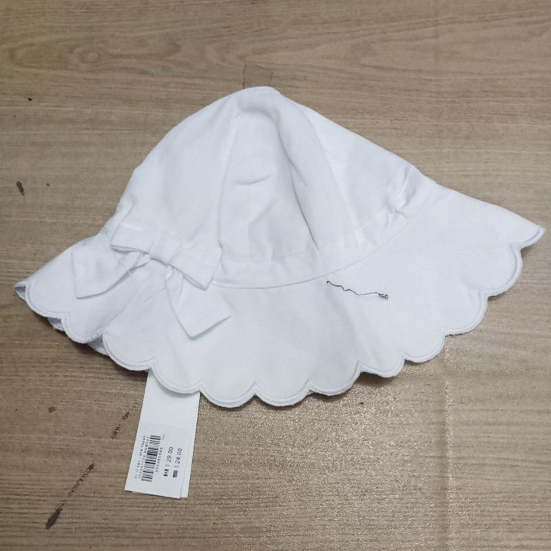 PART3/ (Nb-8y) TOPI ANAK BAYI / TODDLER LAKI / PEREMPUAN JANNIE JACK ORIGINAL BRANDED-JJ-Putih