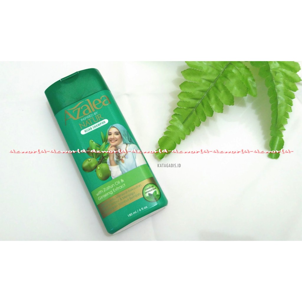 Azalea Hijab Shampoo 180ml Mengandung Bahan Alami Zaitun Oil Dan Ginseng Extract Sampo Aza Lea