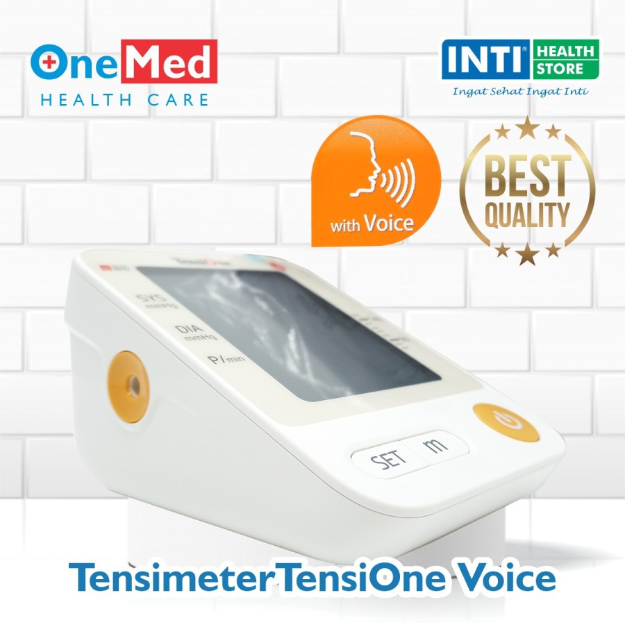 Onemed | Tensimeter TensiOne + Voice | Tensimeter Digital + Suara