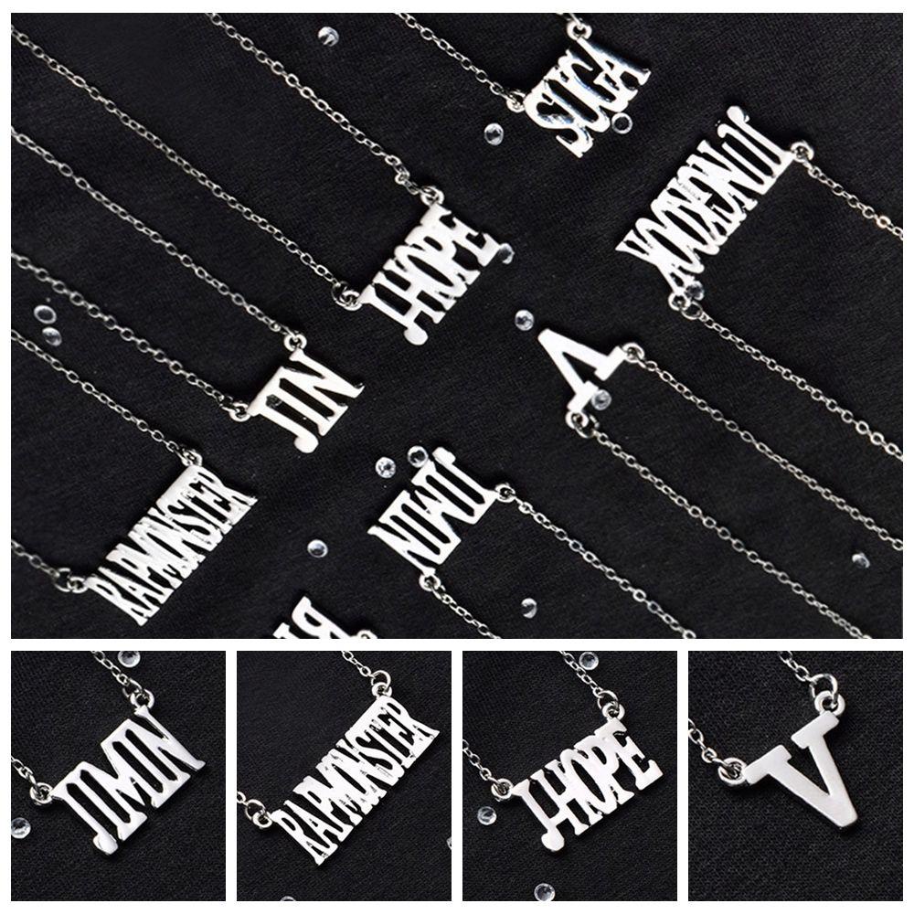 Hadiah Kalung LILY BTS Suga J-Hope JUNG KOOK KPOP Charms