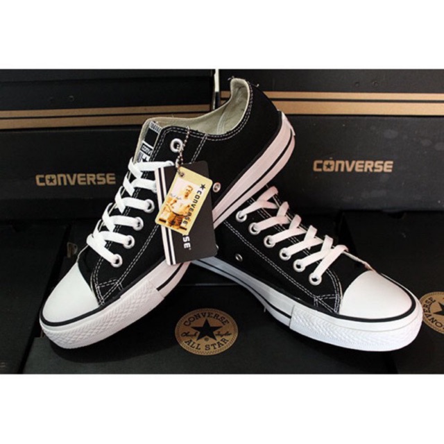 Ready Sepatu Converse Classic Pendek Hitam Made In Vietnam