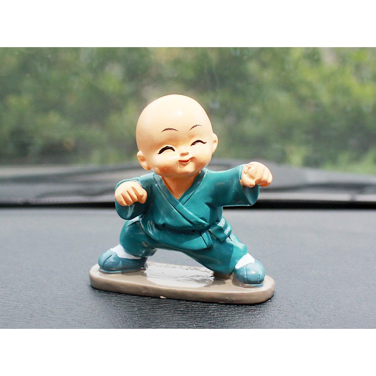 Pajangan Mobil Kongfu Kungfu Monk WUSHU Series 4 in 1