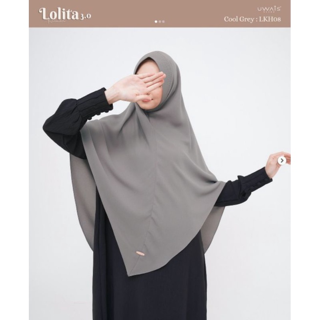 Khimar Jilbab Bergo Antem Reguler Small Restok Uwais Hijab Lolita New Lolita