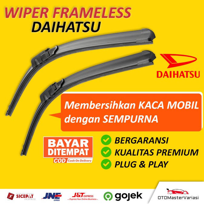 Wiper Kaca Mobil Frameless Daihatsu Ayla