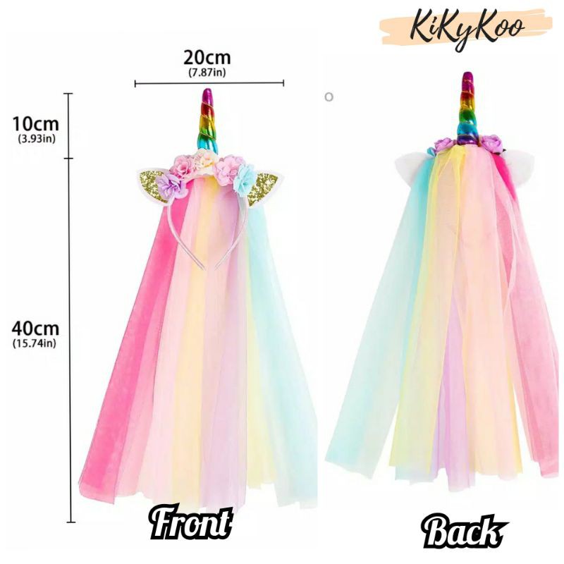bando unicorn slayer / bando unicorn horn / bando unicorn veil slayer/ bando veil anak /bando mahkot