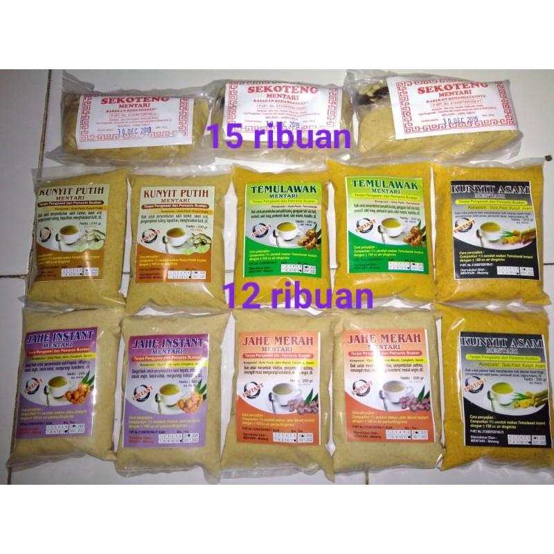 

minuman rempah instan