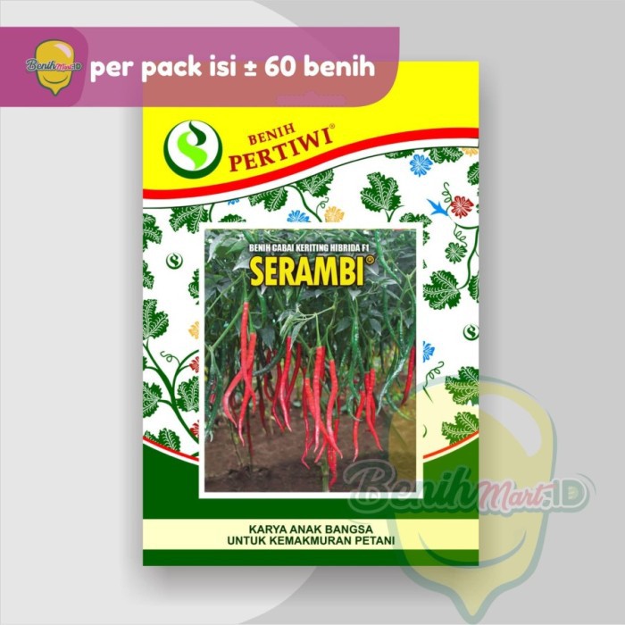 Benih Cabe Keriting Hibrida SERAMBI - Benih Pertiwi