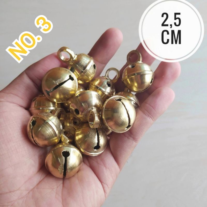 KLINTING/KERINCINGAN KUNINGAN/BANDUL KLINTING/BEL KLINTING KUCING, BARONGAN, ANJING, REOG nomer 3