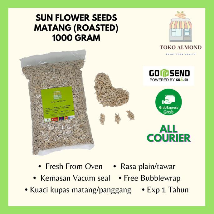 

Sun Flower Seed Roasted 1Kg Biji Bunga Matahari Kupas