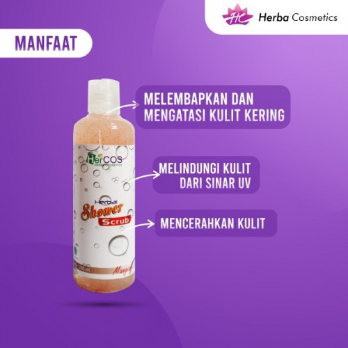 Lulur Mandi Extra Manggis HERCOS ORIGINAL | Lulur Badan Pemutih