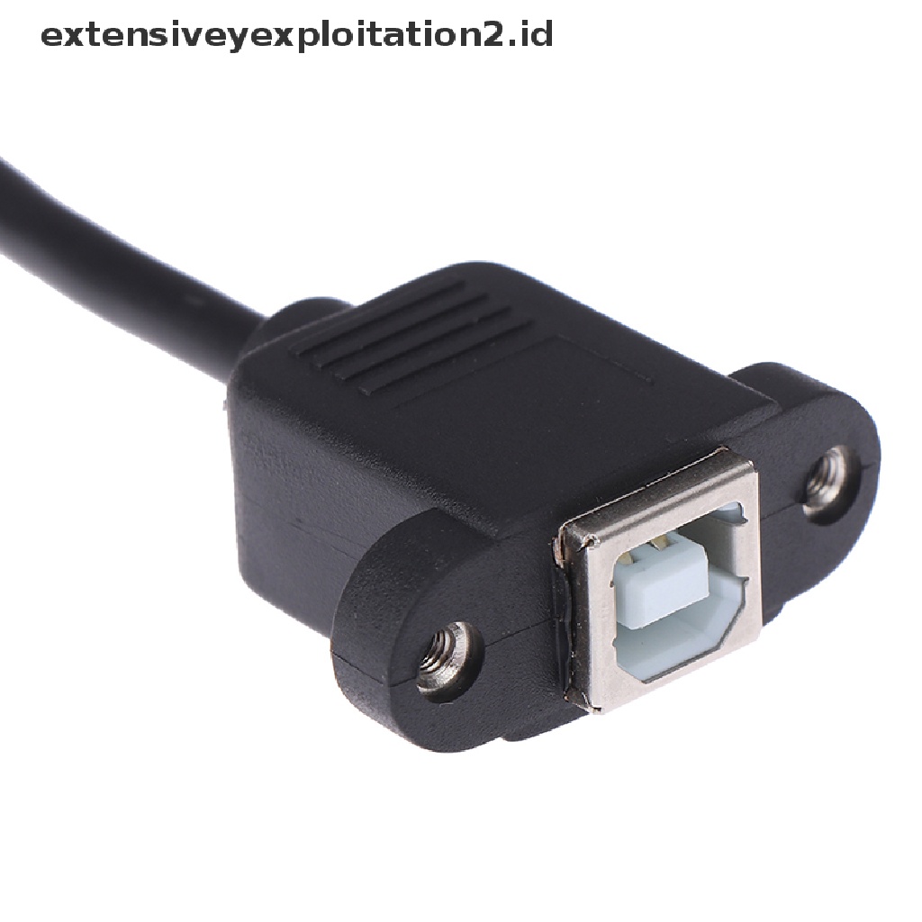 Kabel Extension Usb 2.0 Tipe B Male Ke B Female Dengan Mount Panel