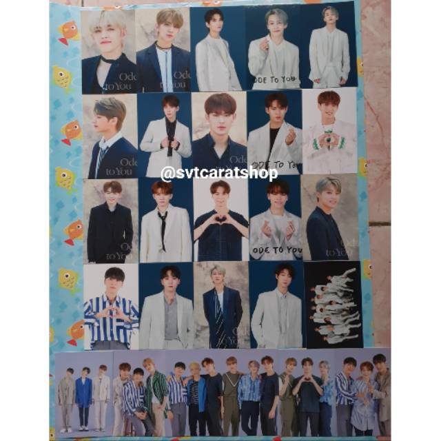SEVENTEEN ODE TO YOU TRADING CARD OFFICIAL oty tc