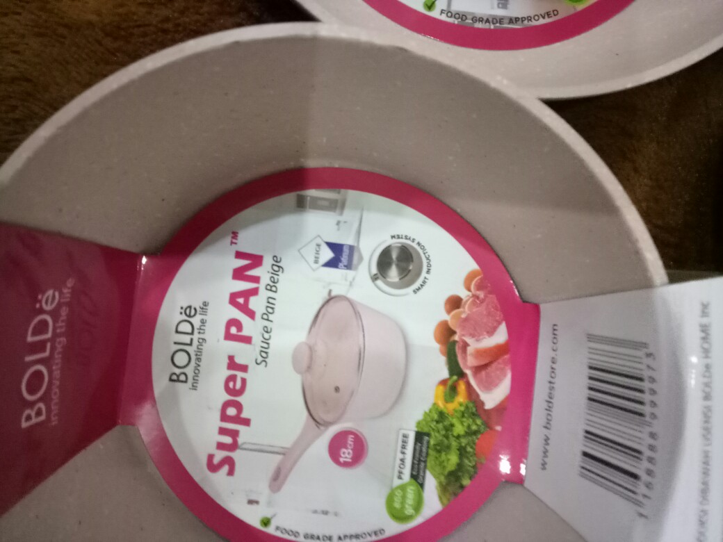 Bolde Super Pan 3 + 1 Pcs Beige Set