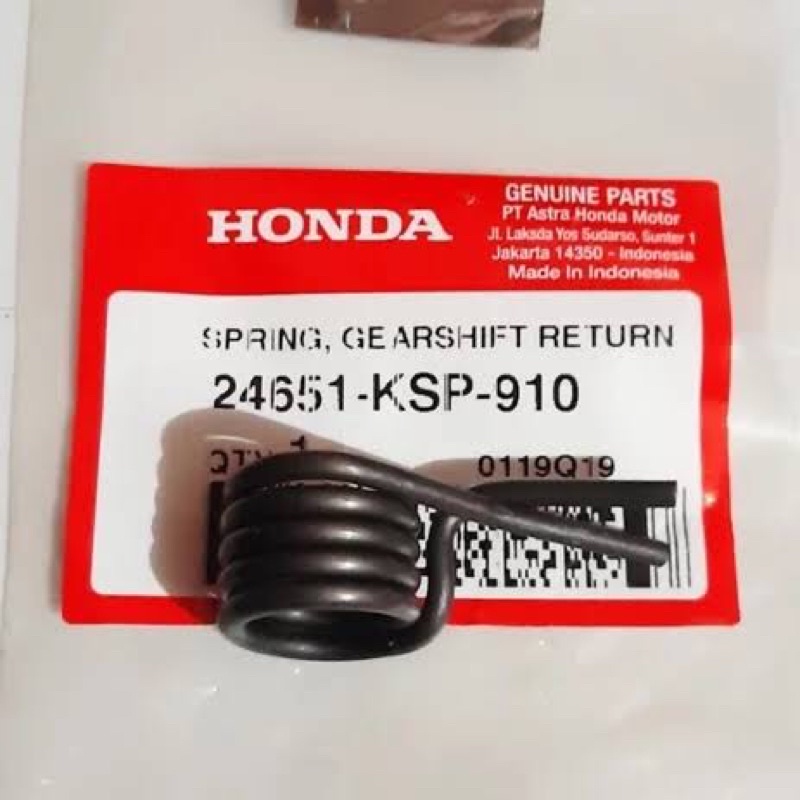 PER PIR BALIK OPERAN OVORAN OPORAN SPRING GEARSHIFT RETURN VERZA MEGAPRO MONO CRF150 HONDA ORI 24651KSP910