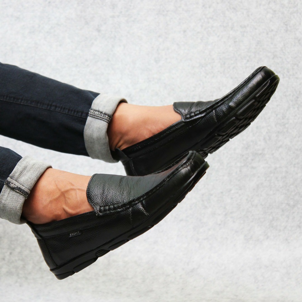 Sepatu Pantofel PRIA KULIT ASLI Chafra TOTO Slip On Formal Casual Kulit Pria Kantor Guru PNS - Sepatus Lip onFormal Nyaman Murah Berkualitas Pansus Kulit