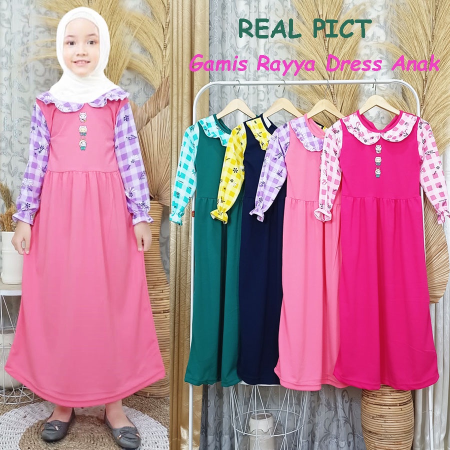 GAMIS RAYYA DRESS ANAK 3-12Tahun GL FASHION