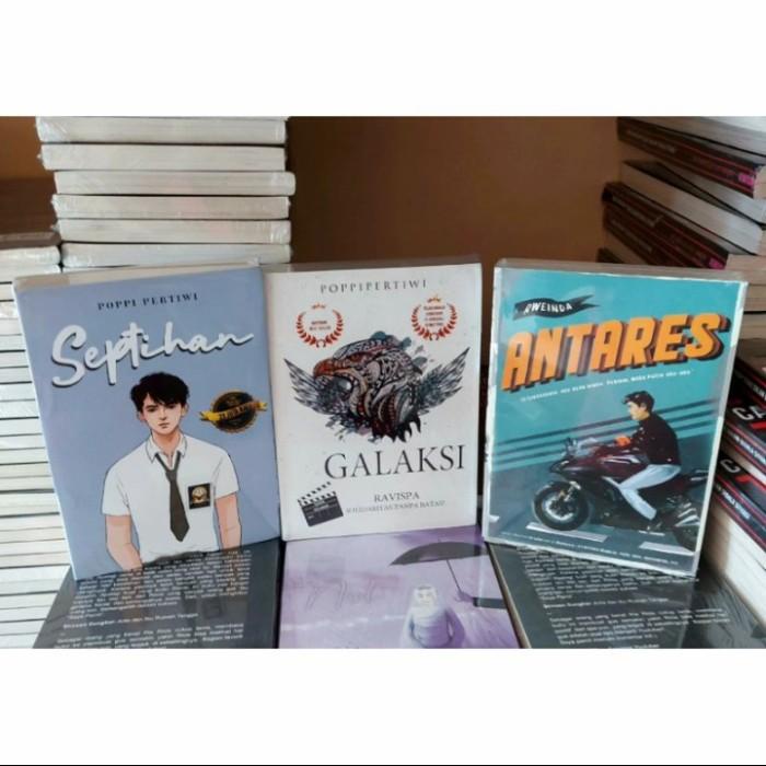 Novel | Paket 3 Novel Wattpad Terlaris - Septihan - Galaksi Dan Antares Best SELLER Berkualitas 