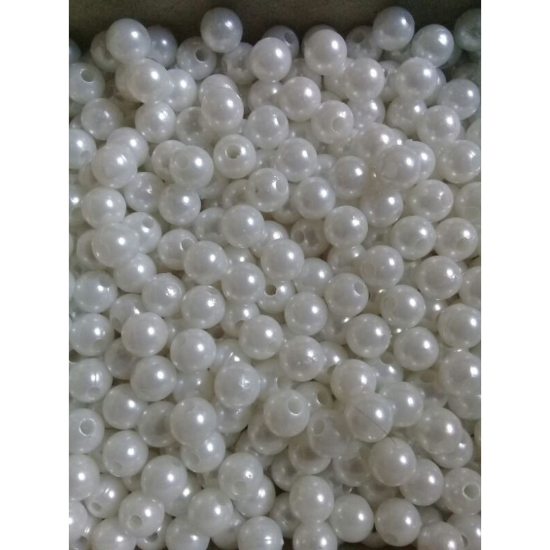 Mutiara ringan putih 12mm/10mm/8mm