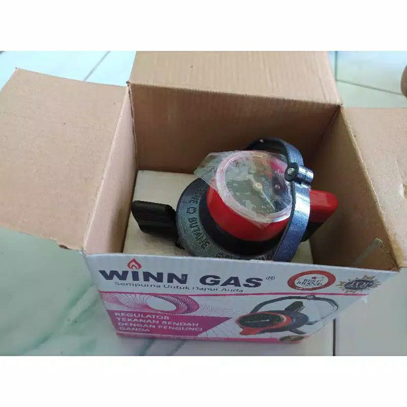 Winn Gas Regulator Tekanan Rendah W 900 M tekanan rendah pengaman ganda W 118 M/W 297 M