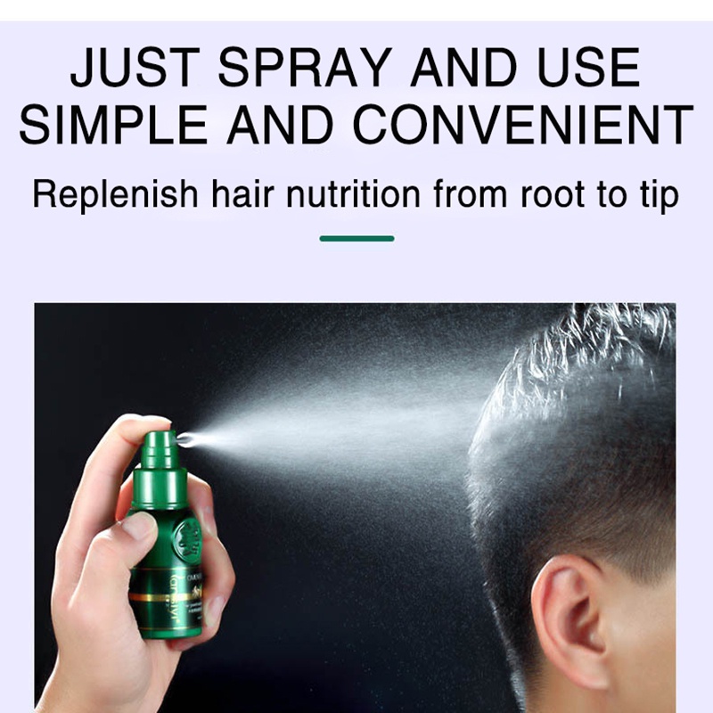 pertumbuhan rambut Hair Growth Essence Esensi Semprotan jahe 30ml Hair Treatment Shampoo Botak Rontok germinal rambut Perawatan Hair Care Efektif Menumbuhkan Rambut