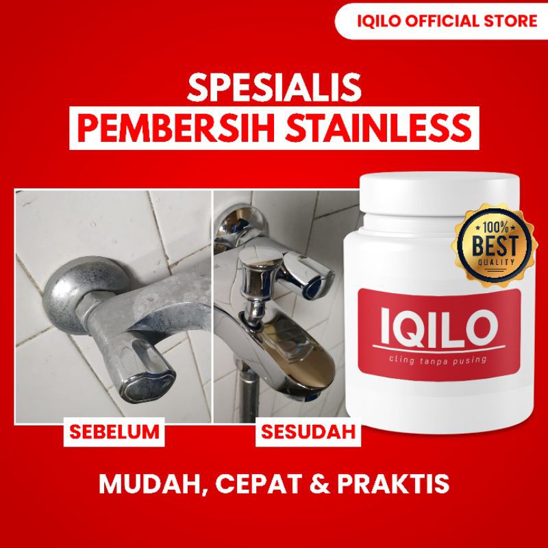 IQILO Powder | Spesialis pembersih Stainless